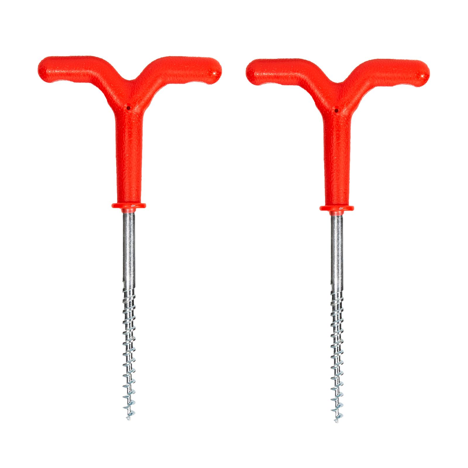 2 Pack Ice Fishing Rod Holder Fishing Ground Support Stand