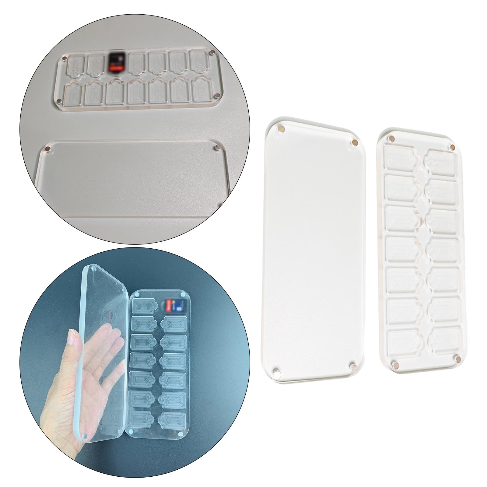 Transparent 14-slot Protective Case Holder for Playing Cards Suitable for Switch