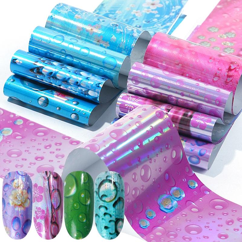 Bộ 16 miếng dán trang trí móng nghệ thuật màu lập thể