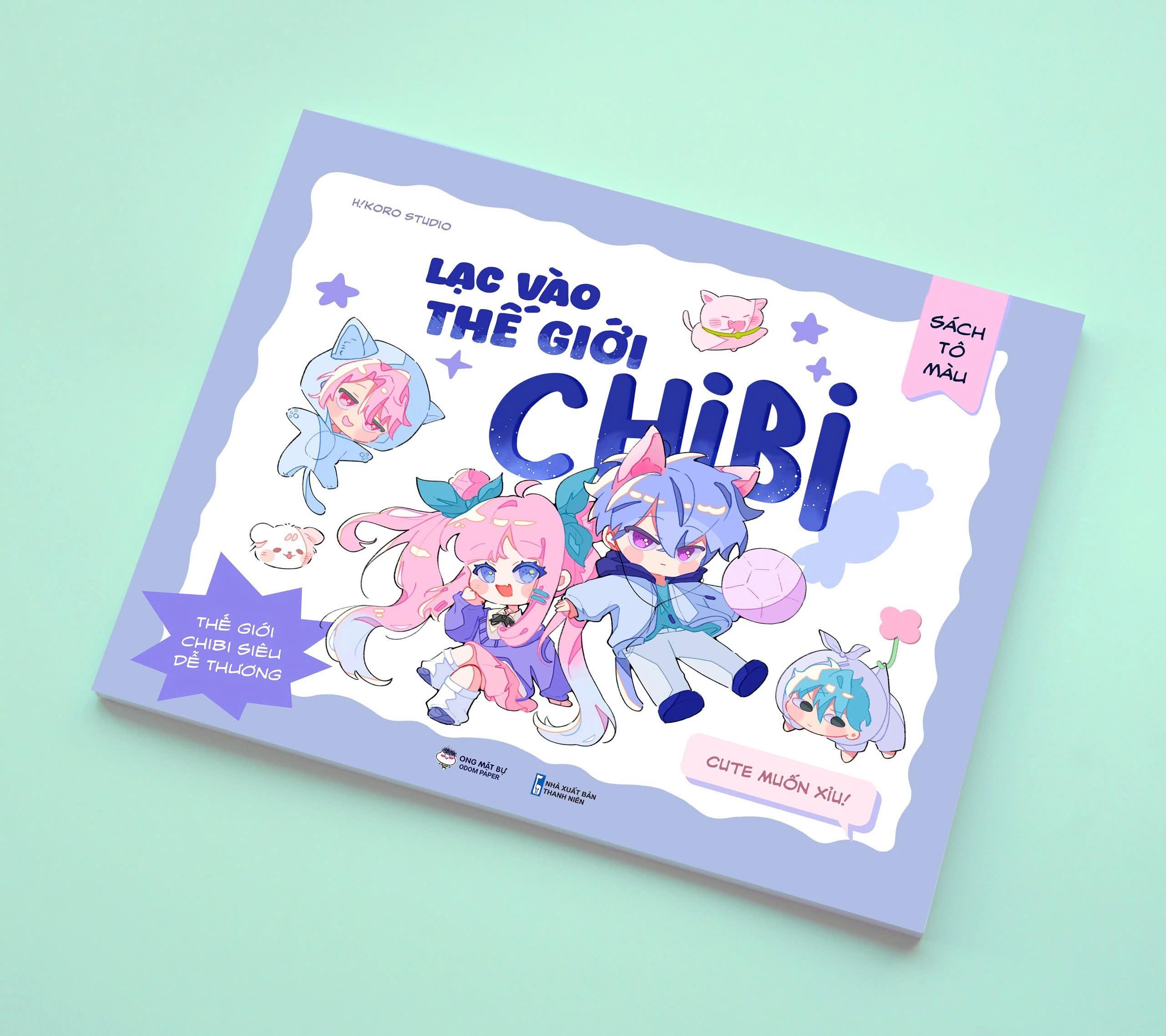 Sách Tô Màu - Lạc Vào Thế Giới Chibi