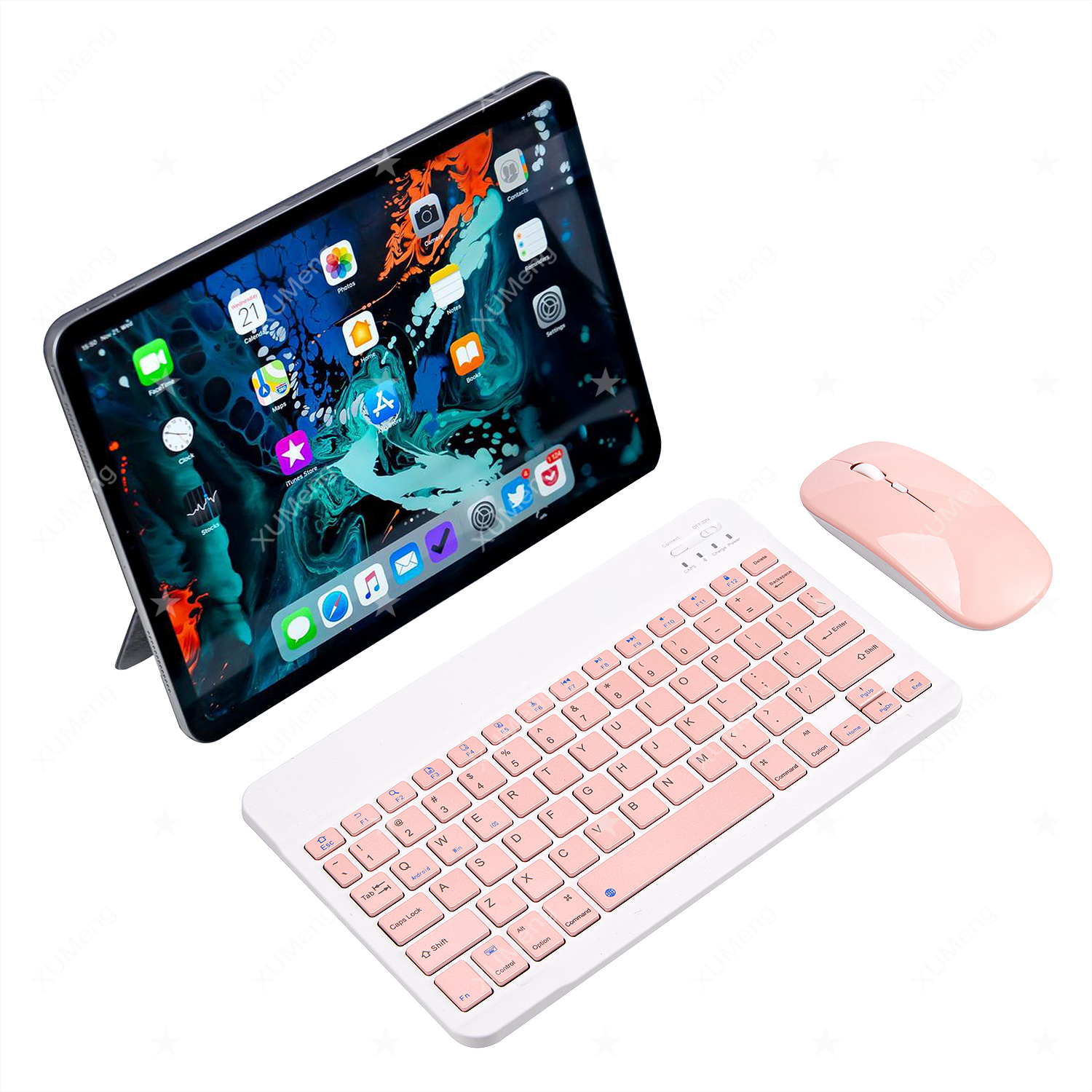 Bàn Phím Mini Không Dây Bàn Phím Bluetooth Cho Điện Thoại Ipad Máy Tính Bảng Nga Spainish Bàn Phím Cho Android Ios Huawei Samsung Xiaomi