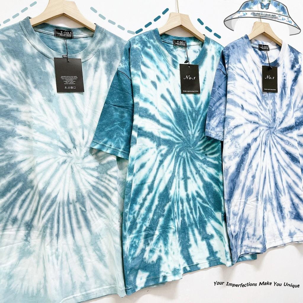 Áo loang trơn tie dye unisex form rộng Tie Boutique