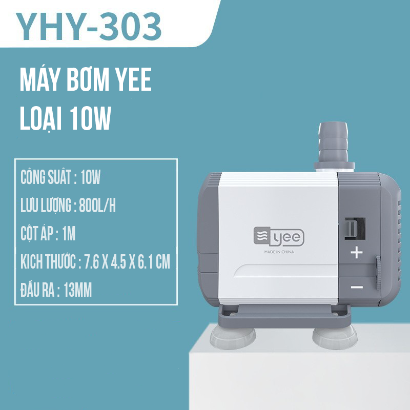 Máy bơm chìm cao cấp siêu êm Yee - thiết kế sang trọng hiện đại cho bể cá