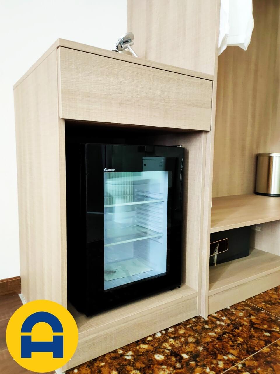 TỦ MINIBAR WELWWAY 40L - CỬA KÍNH - HÀNG CHÍNH HÃNG