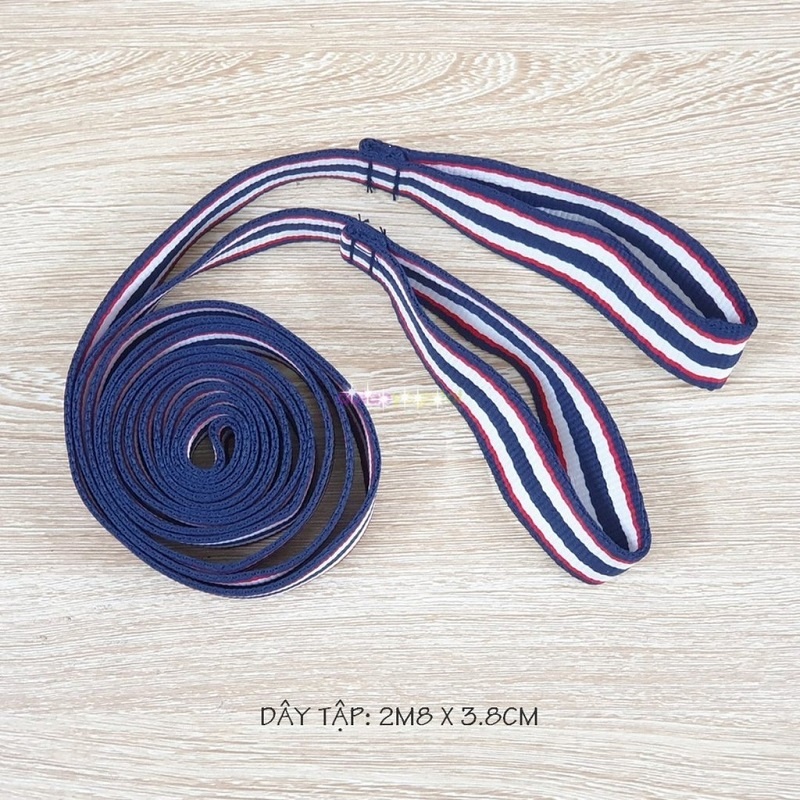 Dây tập xoạc dọc yoga cotton dài 3M đa năng treo cửa giúp cơ thể dẻo dai, linh hoạt , chịu lực tốt