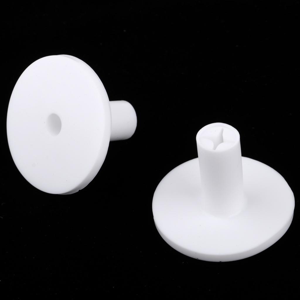 5Pcs/Set Rubber Golf Tees Holder Golf Tee Driving Range Practice Mat 35mm Durable Golfer Accessories Training Tool - White