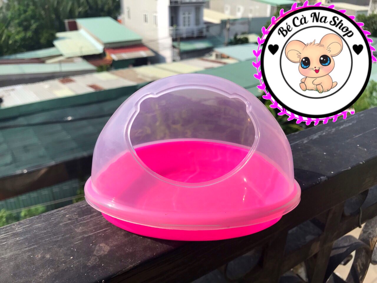 Nhà tắm hình gấu lớn cho hamster