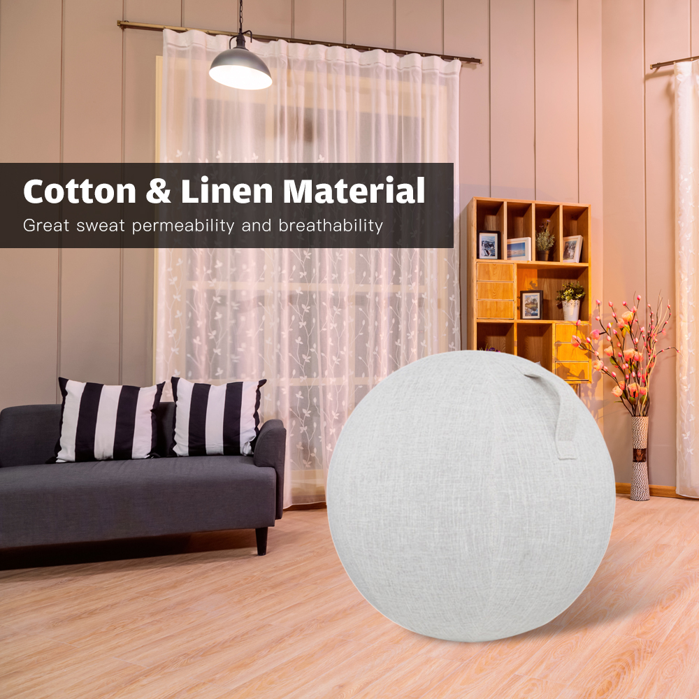 Vỏ Bọc Bóng Tập Yoga Bằng Vải Lanh và cotton Tiện Dụng