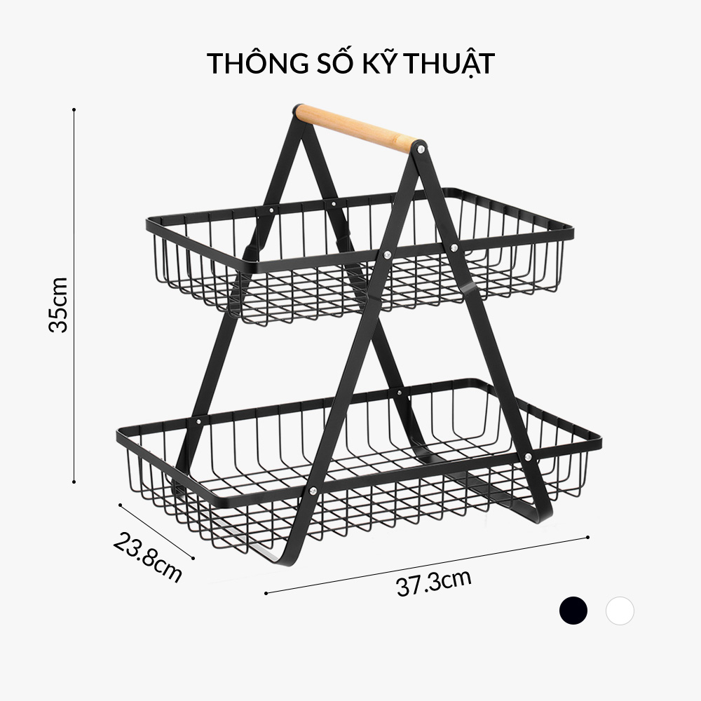 Kệ chén đĩa 2 tầng Cobi Home đa nằng sang trọng