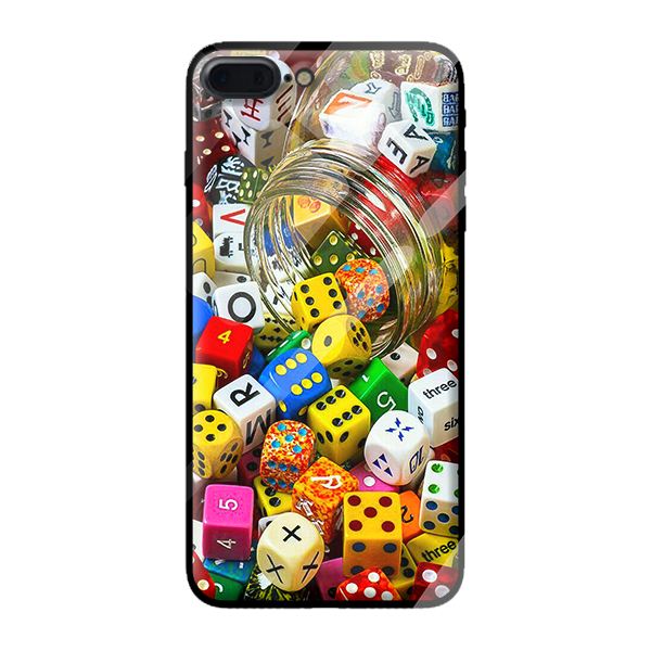 Ốp lưng kính cường lực cho iPhone 7 Plus MÀU SẮC 3 - Hàng chính hãng