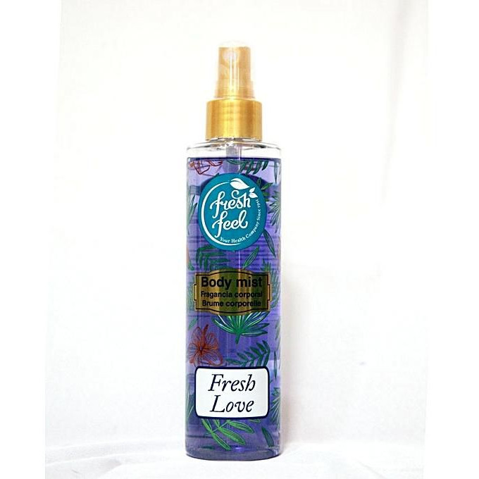 Xịt nước hoa toàn thân Fresh Feel Fresh Love - Lưu lại hương thơm tươi mát trên cơ thể -  Chai 200ml