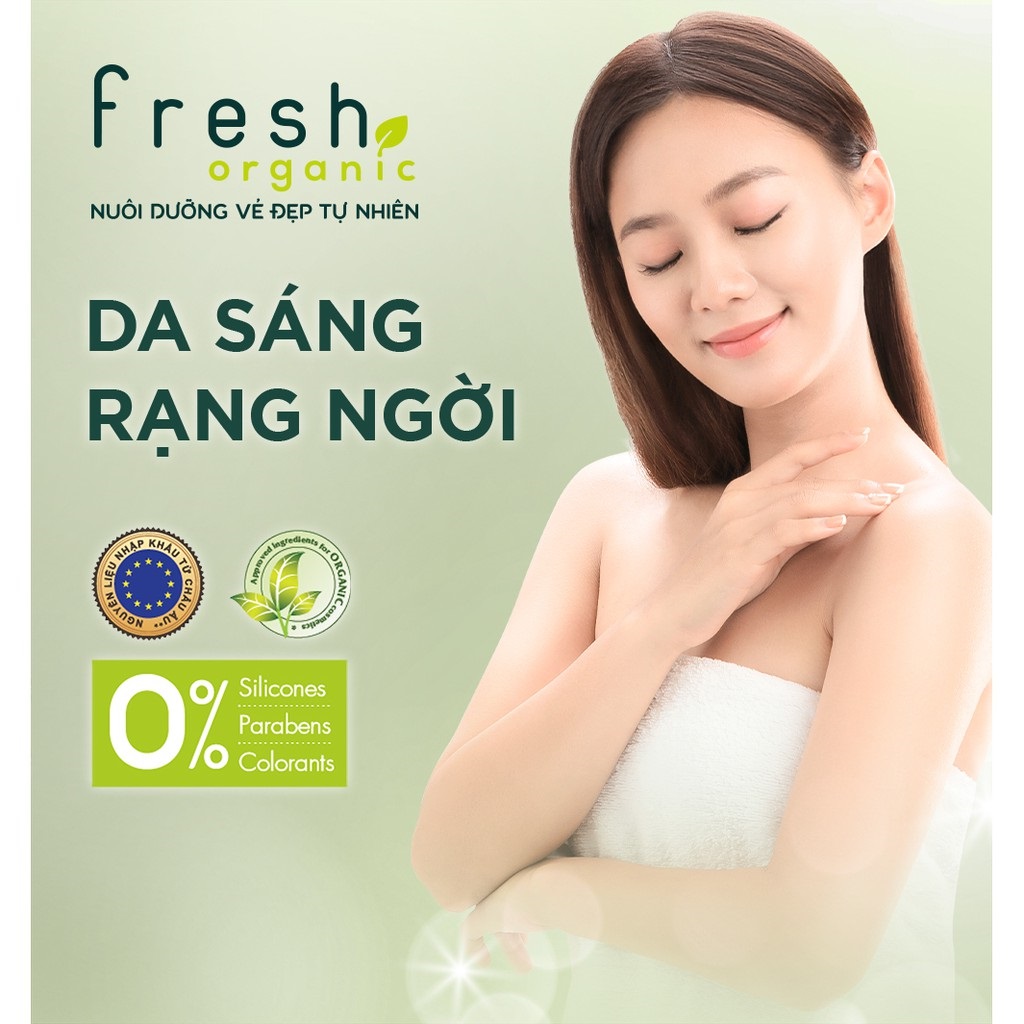 Gel tắm Fresh Organic Dưỡng ẩm vượt trội chiết xuất Mật ong Manuka hữu cơ 500g