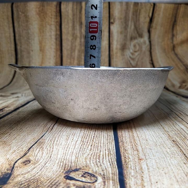 Nồi Gang dầy ĐÚC NGUYÊN KHỐI thủ công SIÊU ĐẸP -Size 17. Dụng cụ nhà bếp nấu CƠM, CANH, KHO