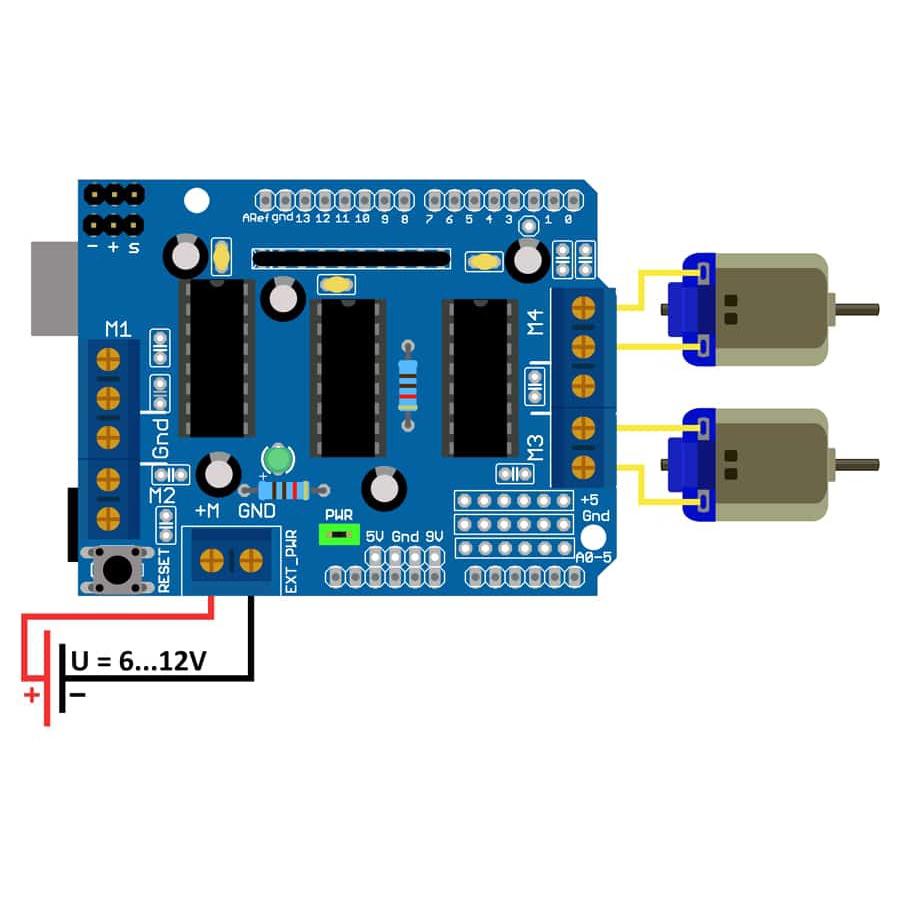 Mạch Arduino Motor Shield L293D