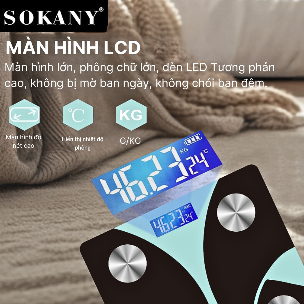 Cân sức khỏe Bluetooth SK-19029 - HÀNG CHÍNH HÃNG - DELIYA