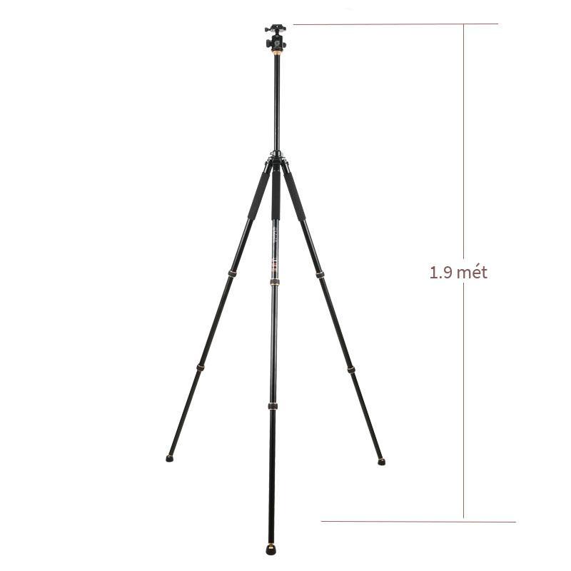 Phong cách mới nhất thời đại tải nhẹ Q603 hợp kim nhôm 1.9m Chân máy ảnh SLR chân máy ảnh chụp ảnh tùy chỉnh