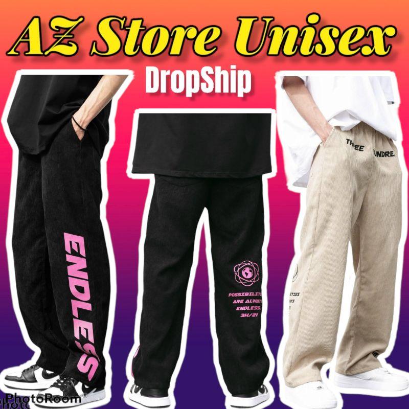QUẦN JOGGER Vải Nhung Gân Nam Nữ