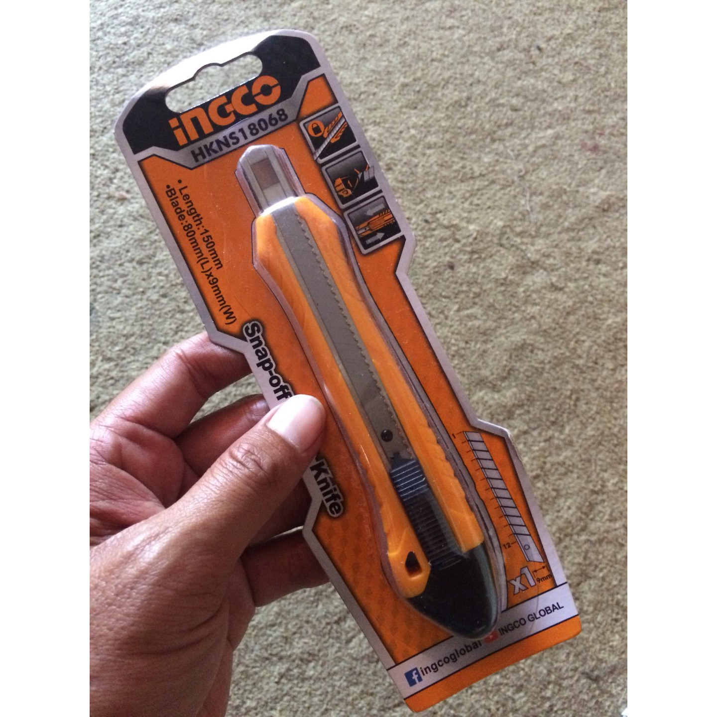 Dụng cụ rọc  giấy  ingco HKNS18068
