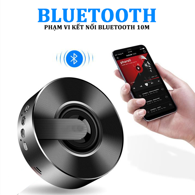 Loa Bluetooth Không Dây S1, Hỗ Trợ Led 7 Màu, USB, Thẻ Nhớ + Tặng Tai Nghe Bluetooth Cao Cấp