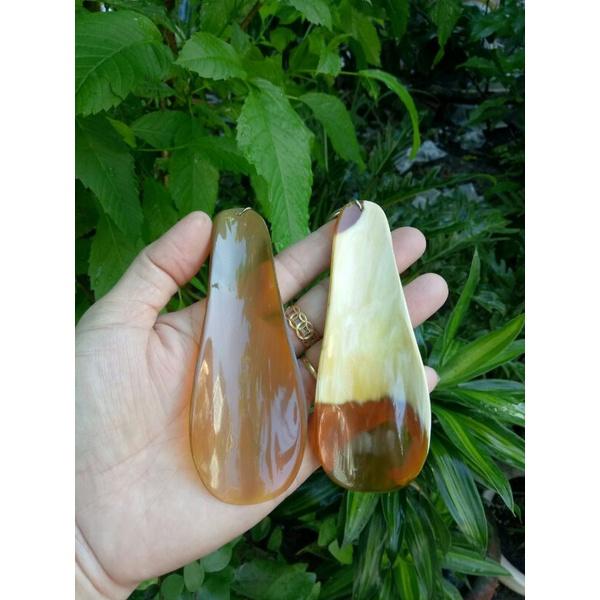 Móc khóa sỏ giày chất liệu sừng bò châu phi