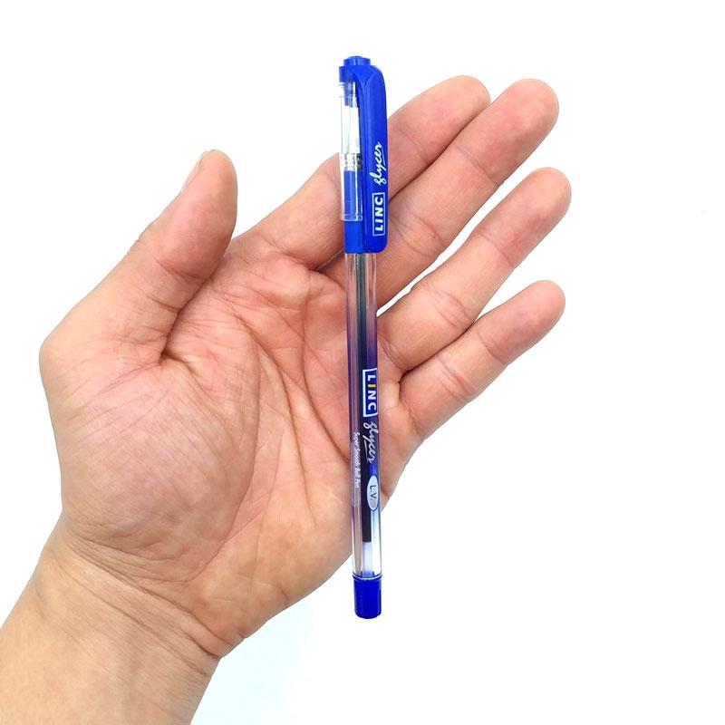 Bộ 5 Bút Bi Linc Glycer 0.7 - Mực Đỏ