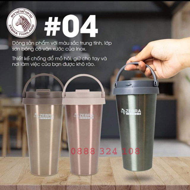 Ly Giữ Nhiệt Inox Zebra Cà Phê Macchiato 500ml-112705