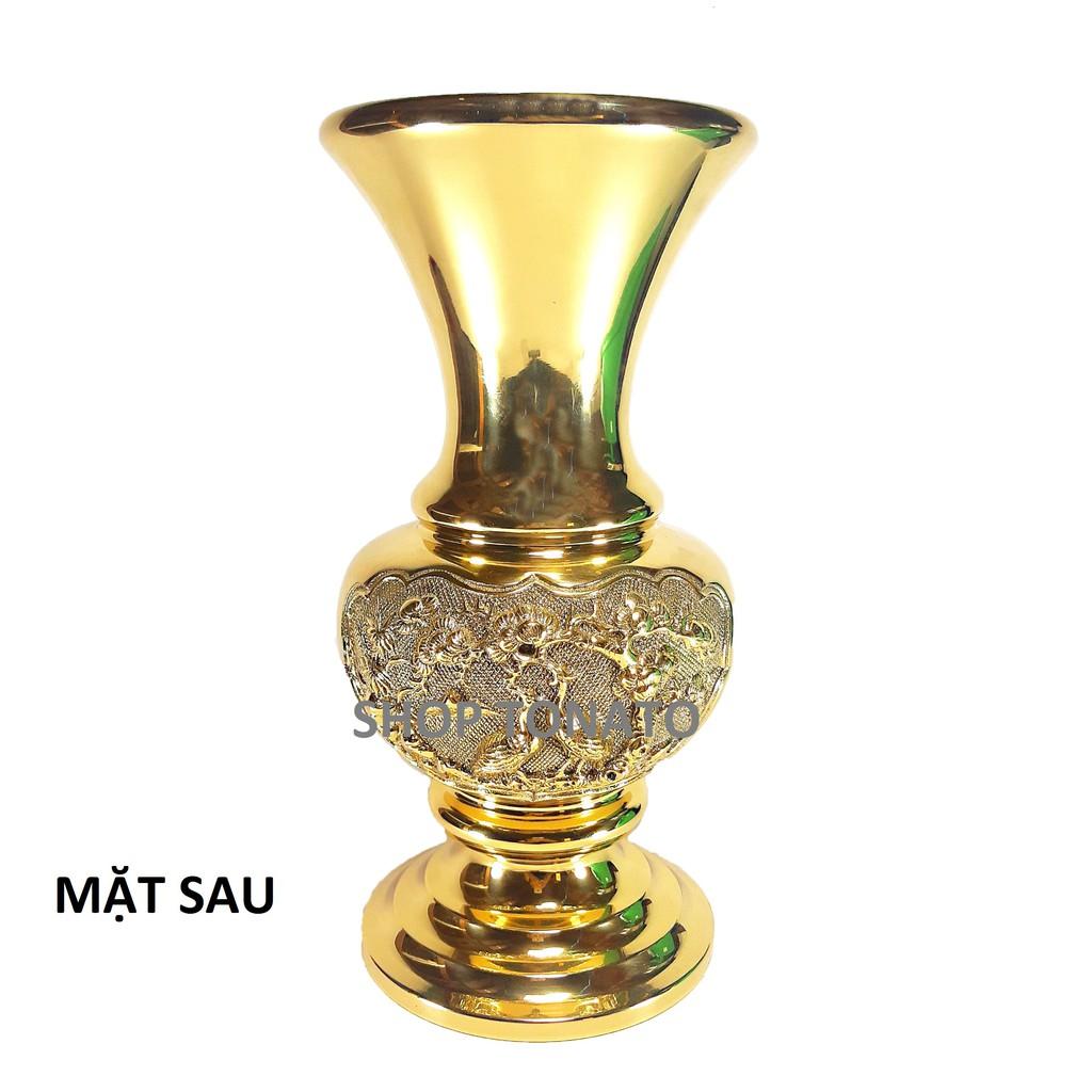 BÌNH BÔNG, LỌ HOA ĐỒNG MAI LIỄU CAO 18.5CM,25CM,29.5CM