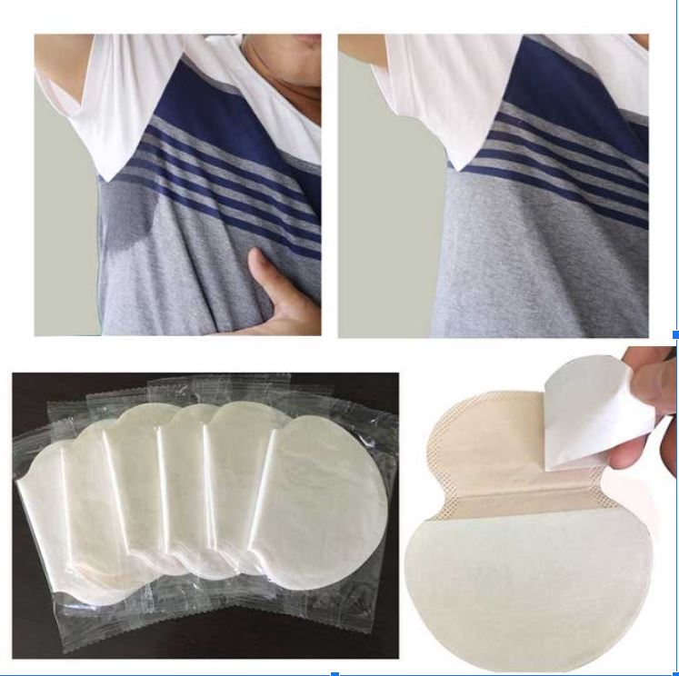 Combo 6 bộ 12 Miếng Dán Mồ Hôi Tay Áo Cao Cấp , Thoải Mái Cho Người Dùng, Tiện Lợi Cho Nhân Viên Công Sở, Miếng thấm hút mồ hôi, Miếng dán mồ hôi dưới cánh tay khử mùi
