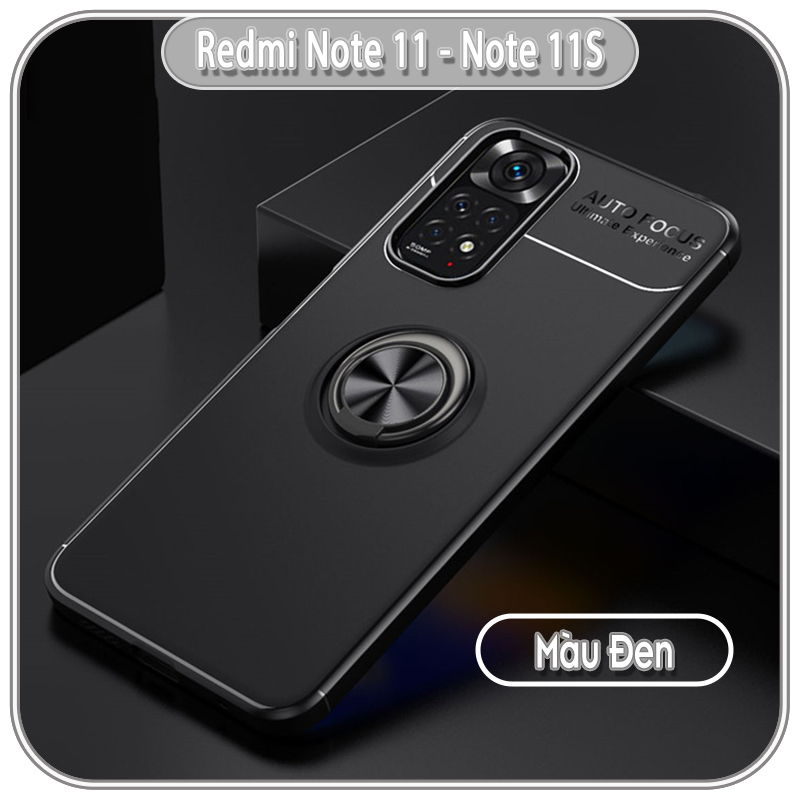 Ốp lưng cho Xiaomi Redmi Note 11 - Note 11S chống sốc iRing Auto