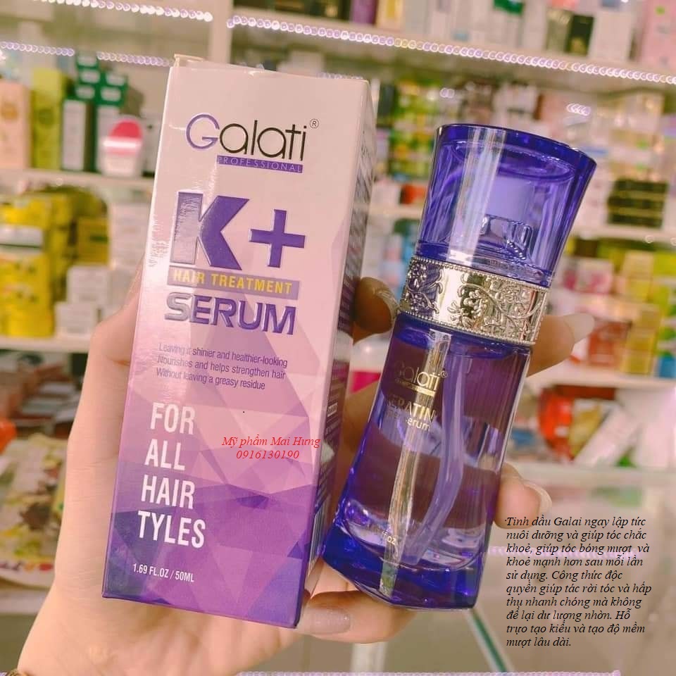 Serum dưỡng tóc cao cấp Hair Serum Galati - Người Việt tự hào dùng hàng Việt