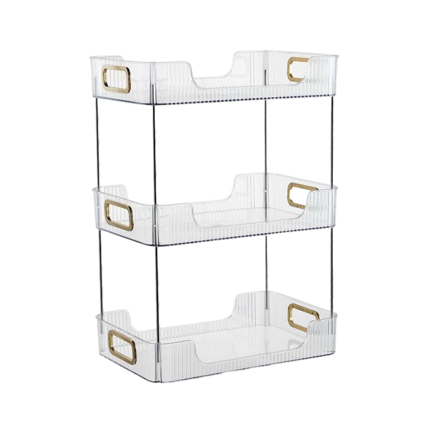 Cosmetic Storage Rack Organizer Shelf for Kitchen Home Pantry Countertop