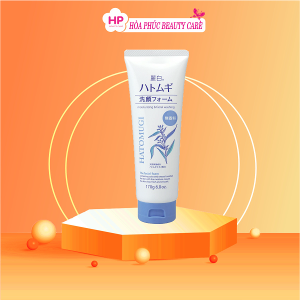 Kumano Sữa Rửa Mặt Dưỡng Sáng Da Ngừa Mụn Hatomugi 170g