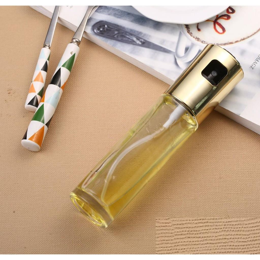 Chai xịt thủy tinh đựng dầu, dấm 20x5cm -100ml