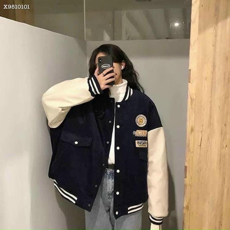 ÁO KHOÁC BOMBER FORM RỘNG