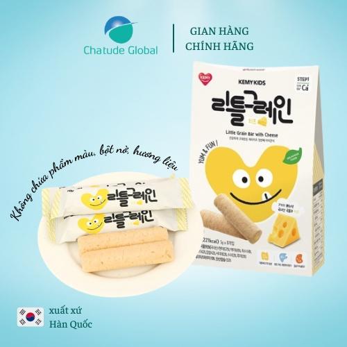 Bánh ngũ cốc ăn dặm Kemy Kids vị Phô mai, 40g/hộp (8 thanh)