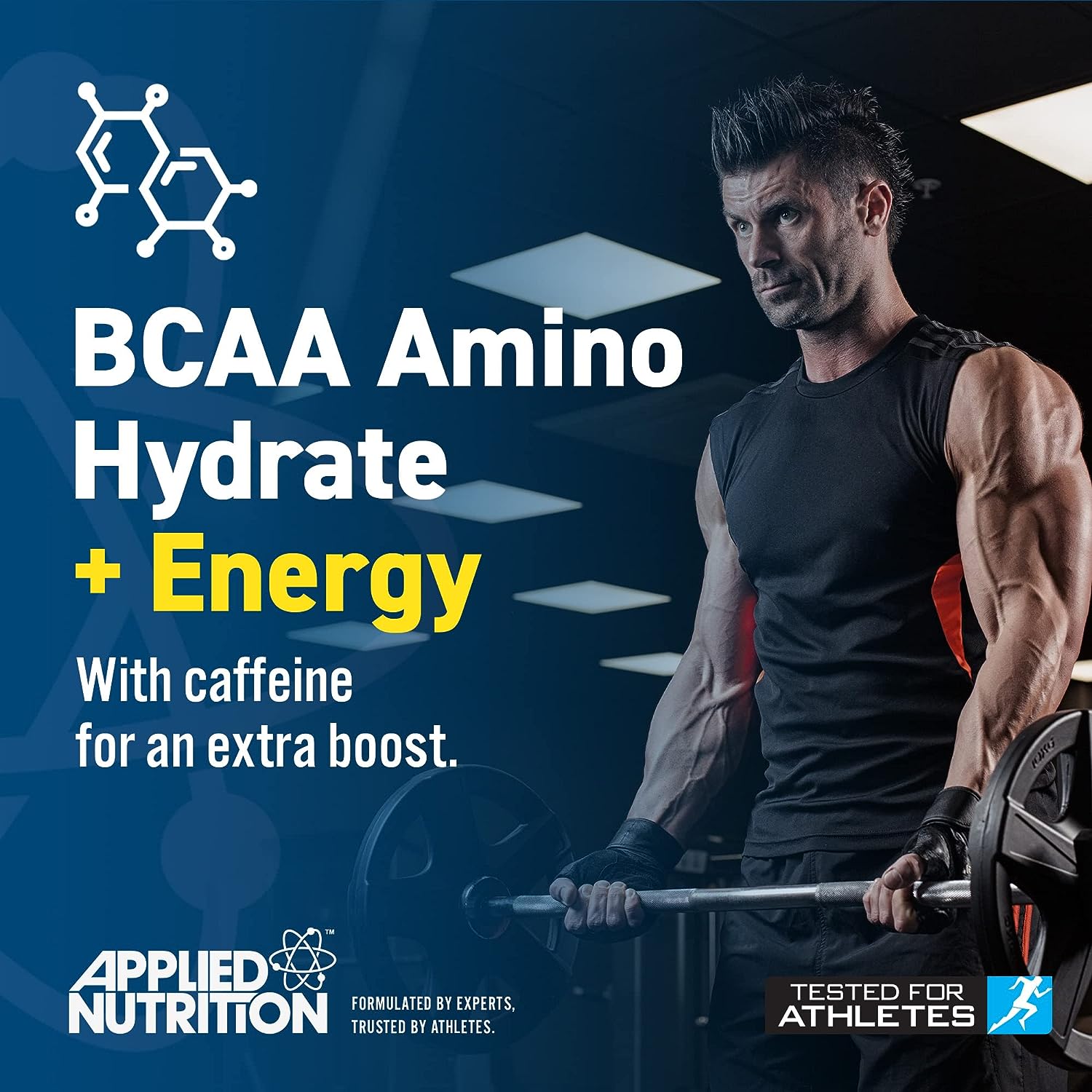 Applied Nutrition Lon BCAA Functional Drink Can 330 ml Có Caffein và B3,B6,B12 Hỗ Trợ Thúc Đẩy Năng Lượng Mạnh Mẽ Khi Tậ