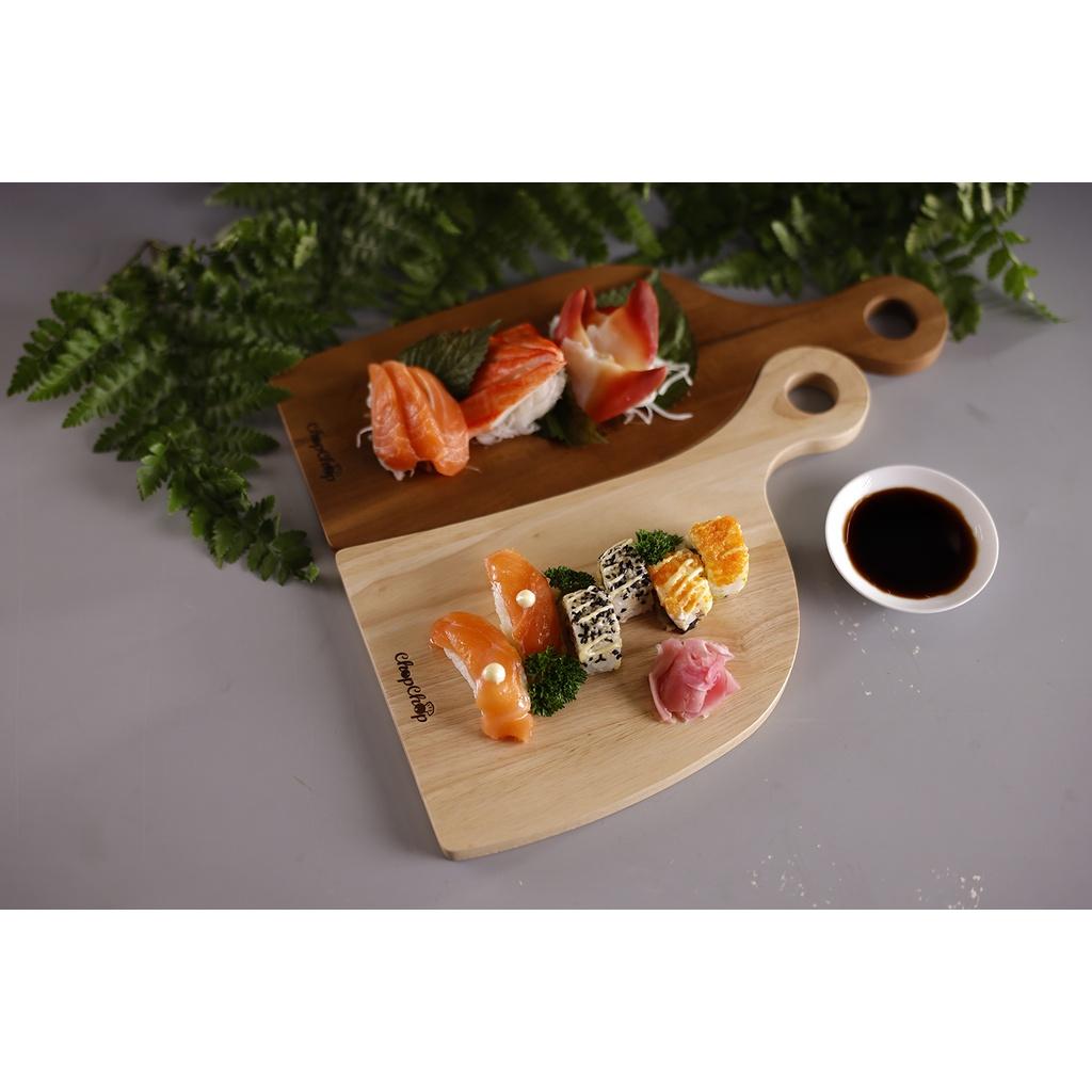 Thớt Gỗ Decor Đa Dụng, Bộ Đôi Thớt Gỗ Tràm - Cao Su Uyên Ương ChopChop 01991 - Đạt chứng nhận vệ sinh an toàn thực phẩm