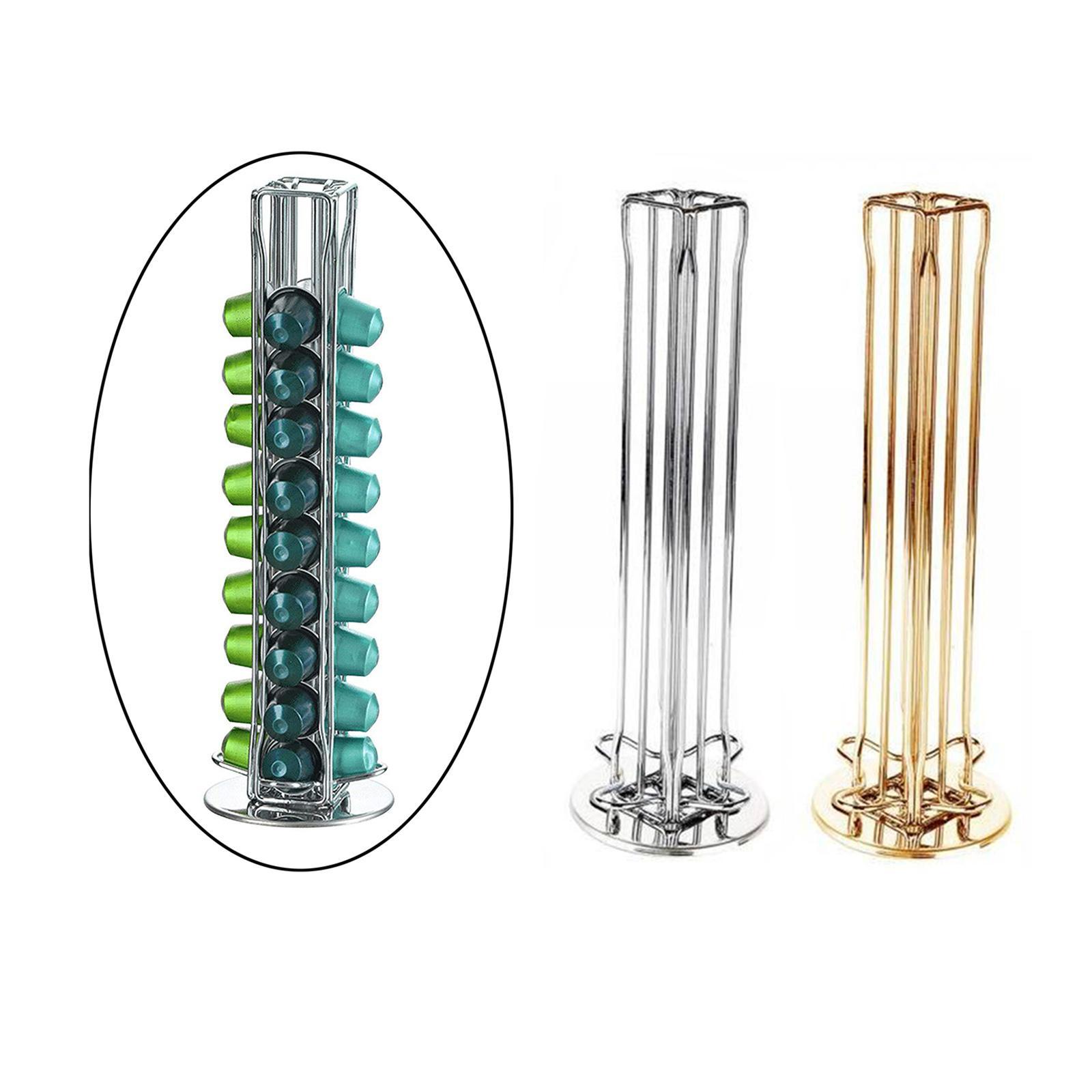 2x Iron Wire Coffee Pod Rack Tower for  Coffee Bar 40