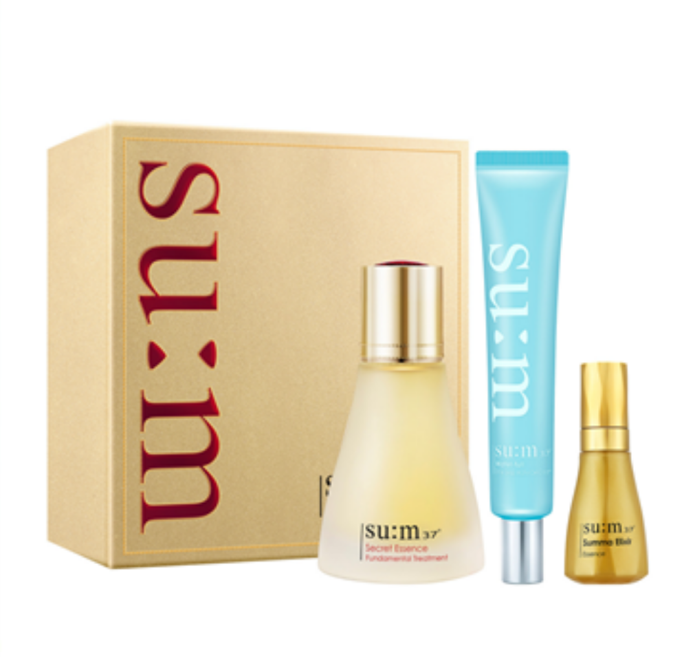 Bộ nước thần lên men cải thiện 6 vấn đề về da toàn diện 3pcs Su:m37 Secret Essence Fundamental 78ml