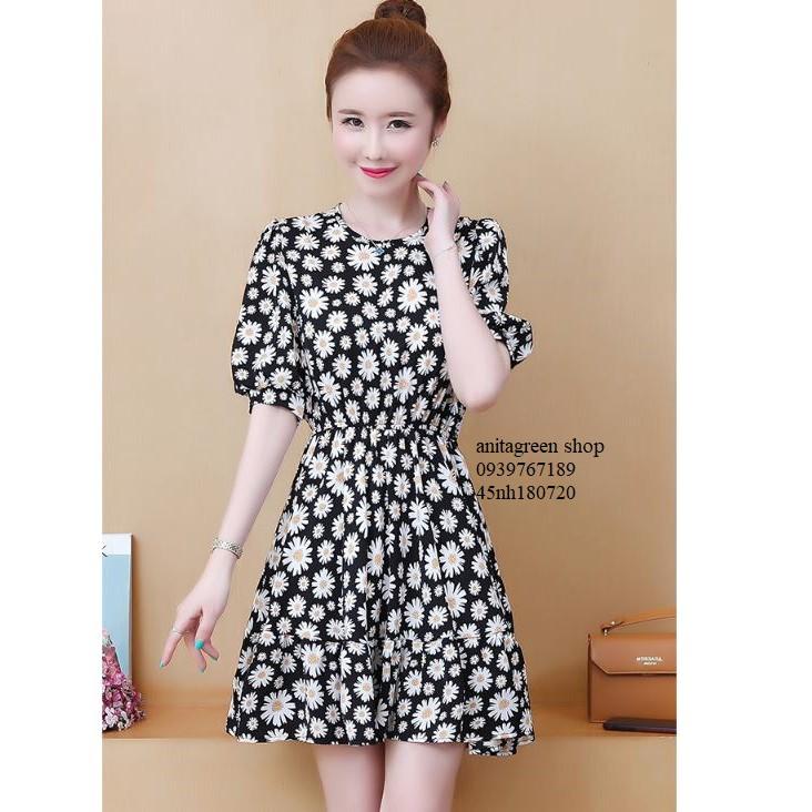 Nh180720-ĐẦM XÒE HOA CÚC TAY PHỒNG