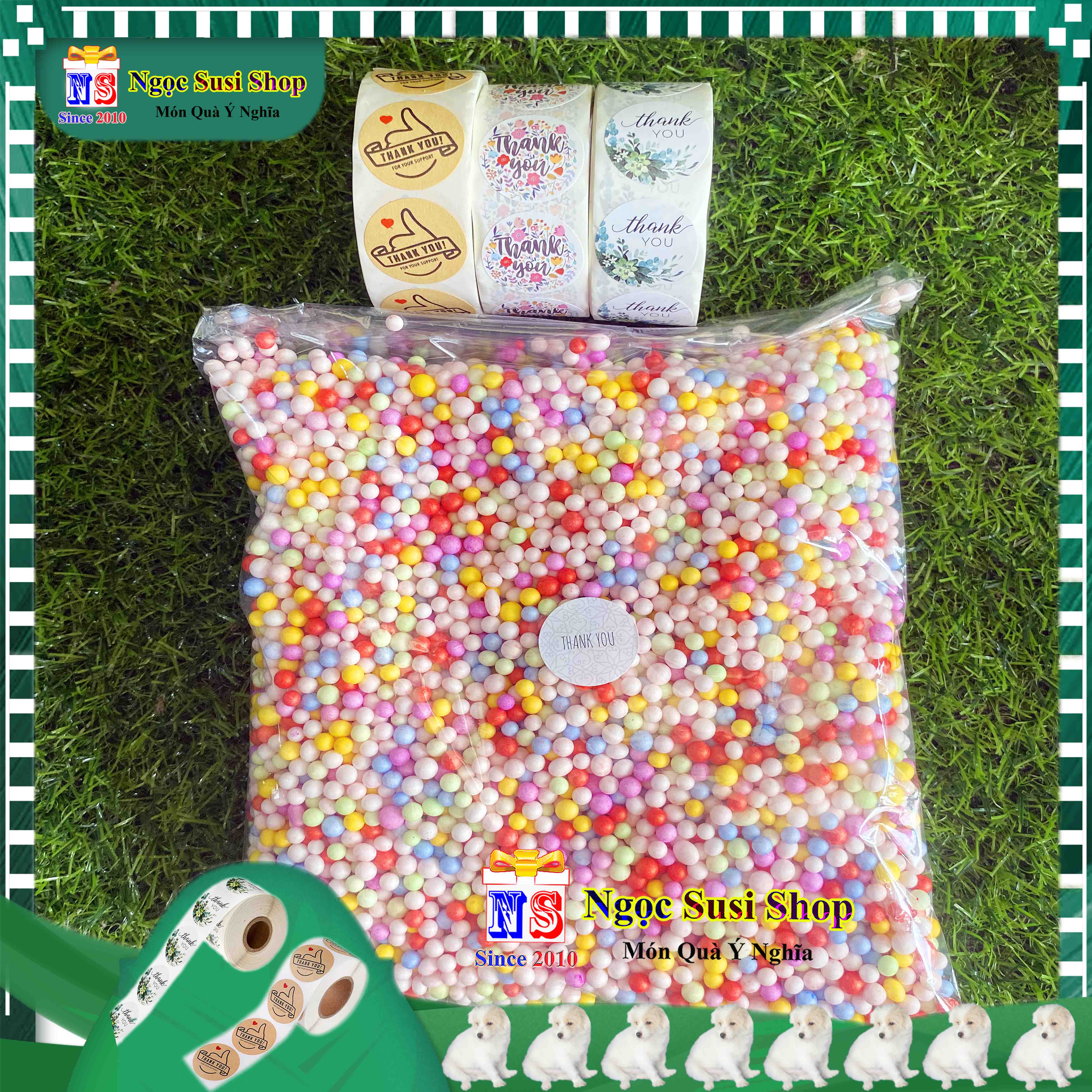 50 STICKER DECAL TEM NHÃN DÁN THANK YOU CẢM ƠN - GIAO NGẪU NHIÊN MẪU