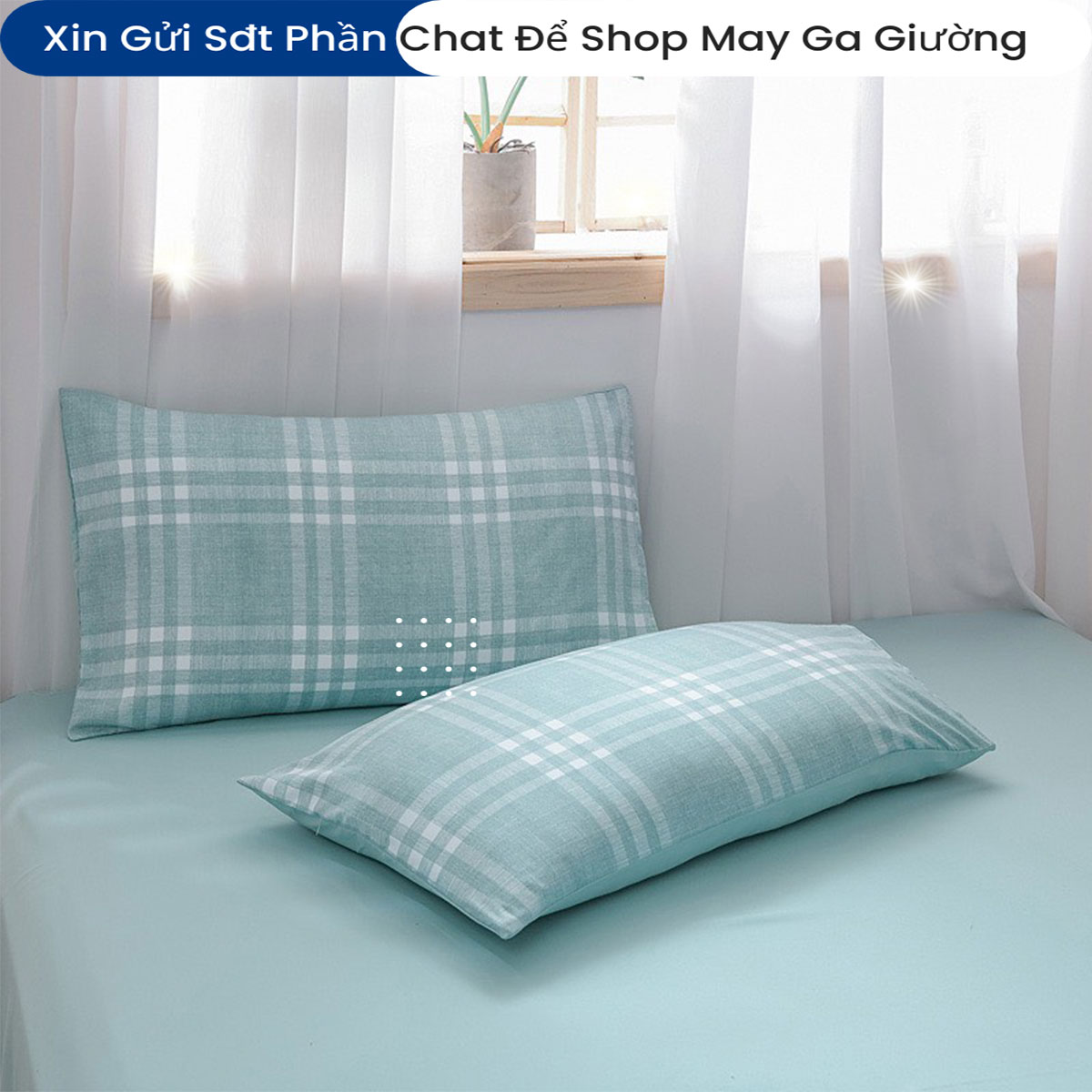 Bộ Chăn Ga Vỏ Gối Đệm Cotton Chăn Hè Đũi Phong Cách Hàn Quốc Bộ Drap Giường Cotton Cao Cấp