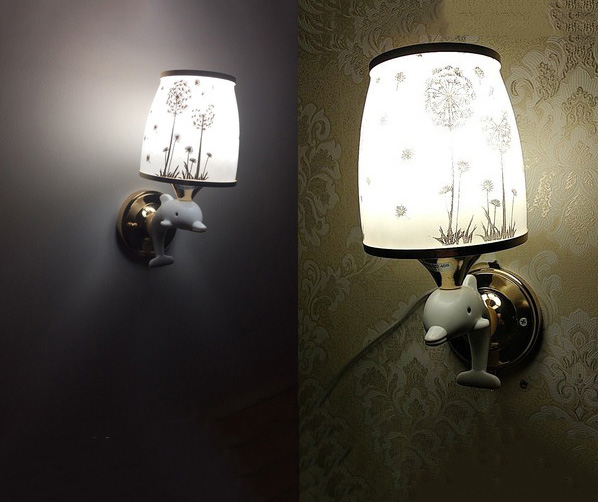 Đèn tường DOLPHIN kiểu dáng hiện đại trang trí nội thất cao cấp - kèm bóng LED chuyên dụng .