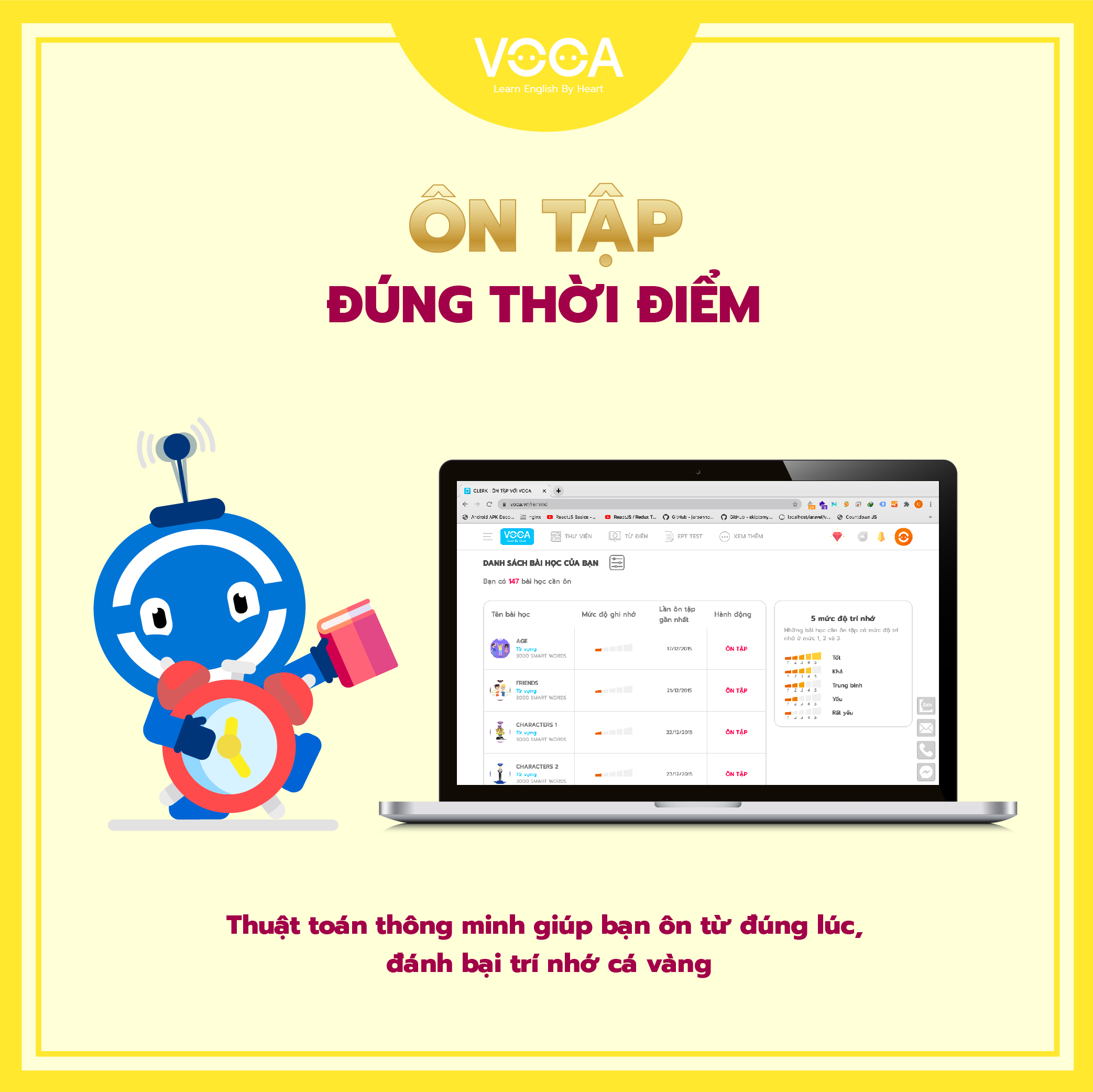 VOCA VIP: Tài Khoản Học Từ Vựng Tiếng Anh Online Theo Chủ Đề - Học từ vựng theo Flashcard - Học từ vựng theo Ngữ cảnh - giúp bạn học sâu, nhớ lâu 3000 từ vựng chỉ trong 60 ngày