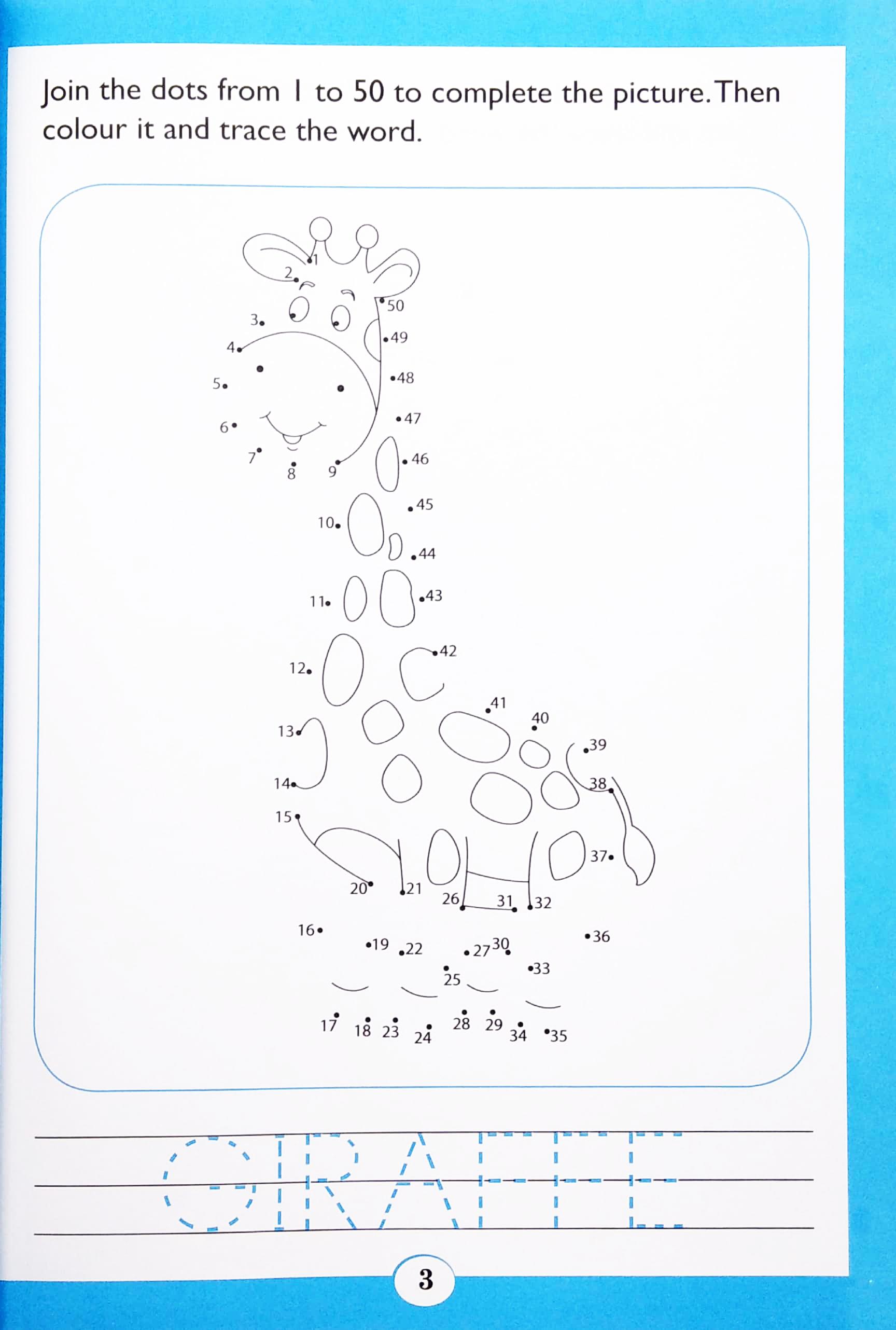 Dot -To- Dot Learning With Fun 1 To 50