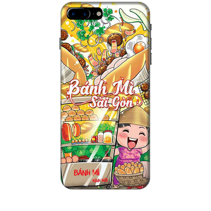 Ốp lưng dành cho điện thoại IPHONE 8 PLUS hình Bánh Mì Sài Gòn - Hàng chính hãng