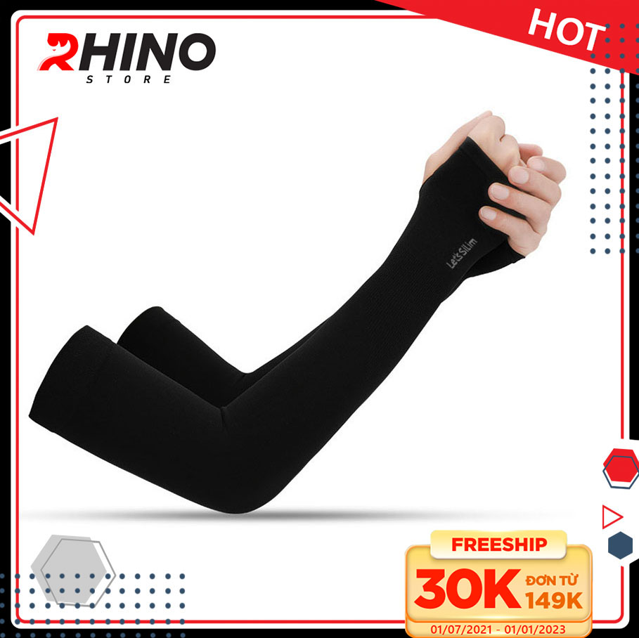 Găng tay xỏ ngón chống nắng Rhino S101, tất tay nam nữ, chống tia UV, chống bụi, Hàng chính hãng