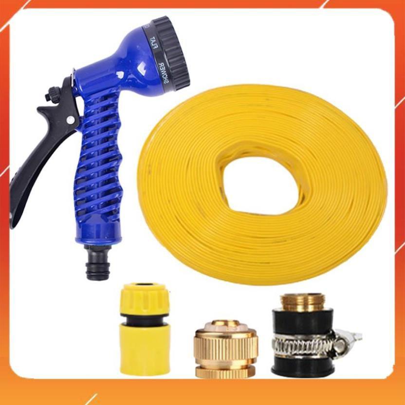Bộ dây và vòi xịt tăng áp lực nước,rửa xe, tưới cây 15m 206843