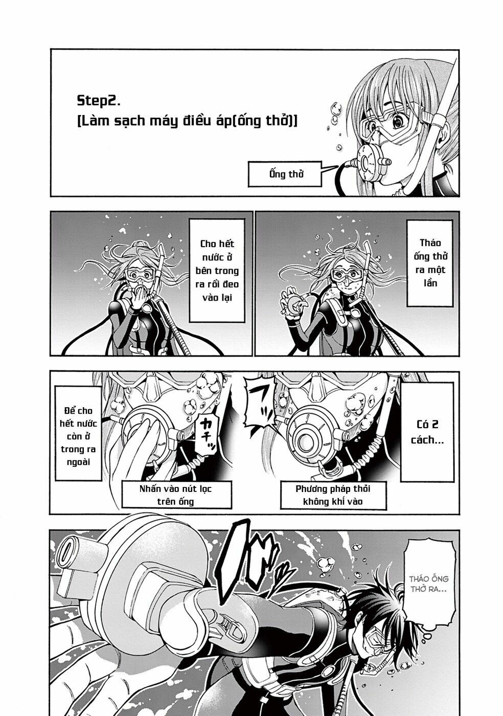 cô gái thích lặn - grand blue chapter 17 21