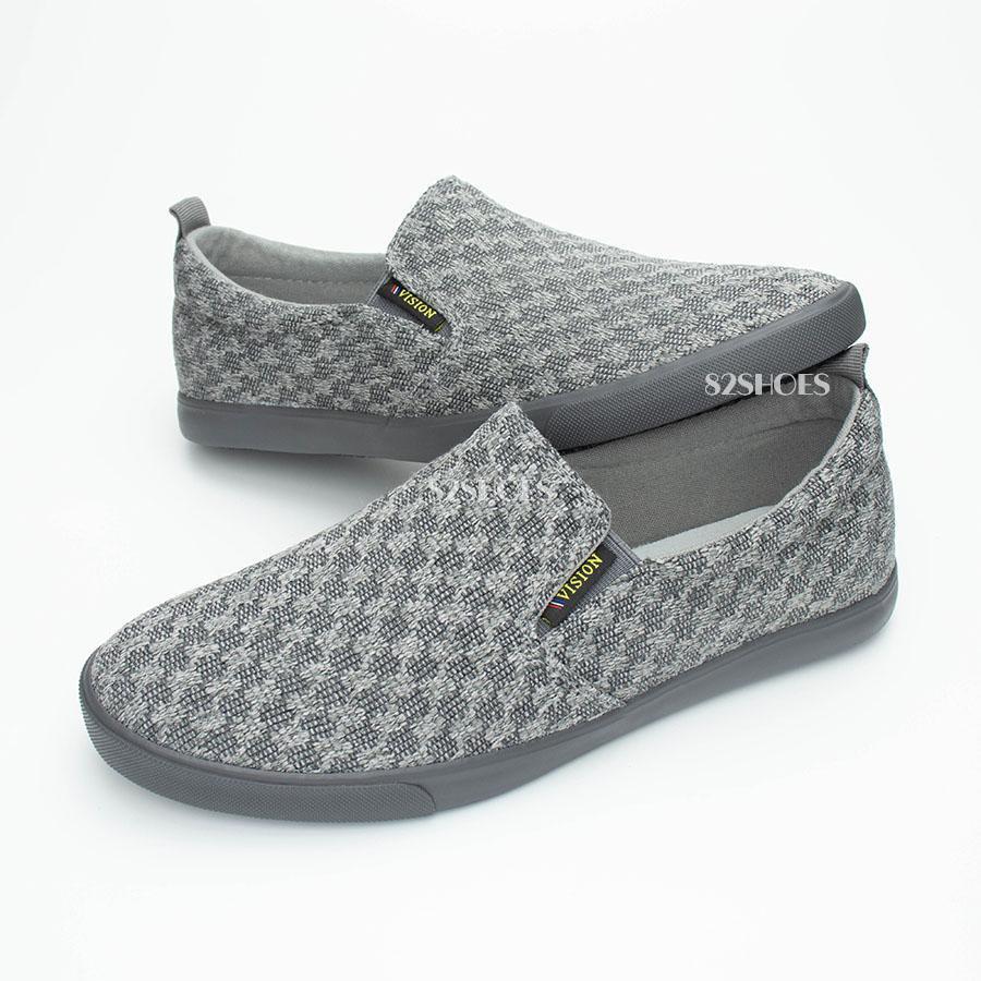 Giày lười nam - Slip on nam vải - Mã A6503